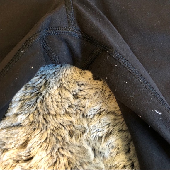 Lululemon black with purple bank bootcut leggings - Picture 3 of 4